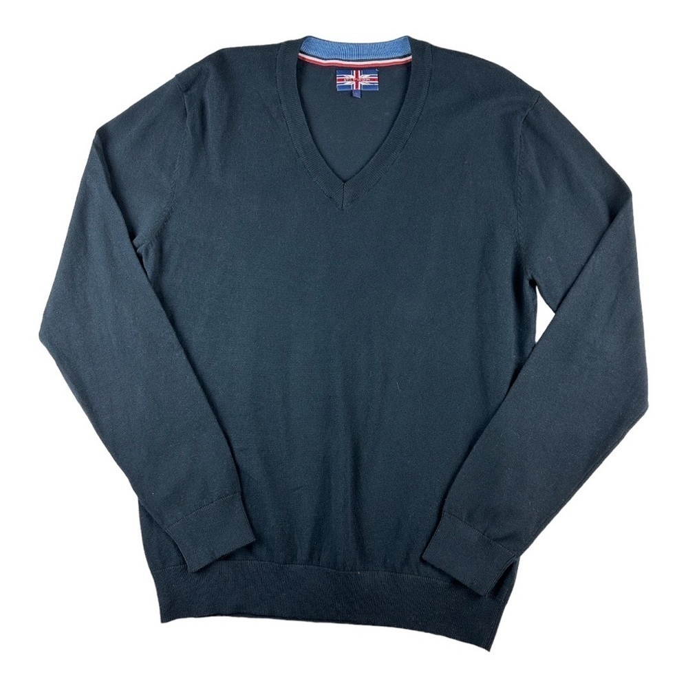 Soul Of London V-Neck Sweater Black Size L